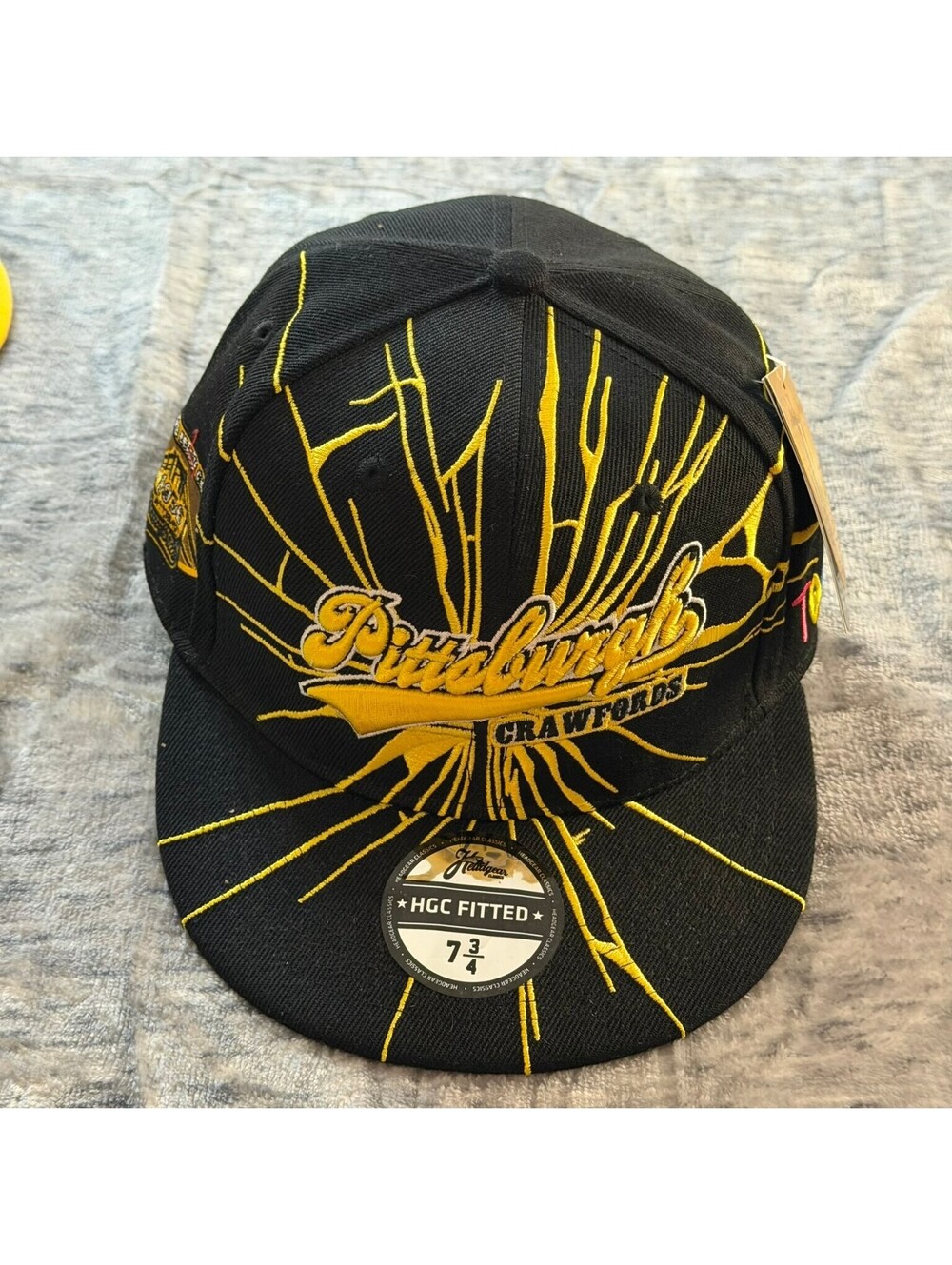 Pittsburgh Crawfords Headgear Classics Fitted Hat 7 3/4 Negro Leagues